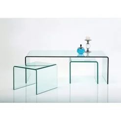 Table basse Clear Club (set de 3)><noscript><img width=