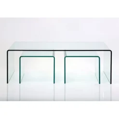 Table basse Clear Club (set de 3)><noscript><img width=