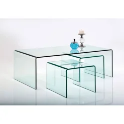 Table basse Clear Club (set de 3)><noscript><img width=
