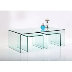 Table basse Clear Club (set de 3)><noscript><img width=