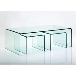 Table basse Clear Club (set de 3)><noscript><img width=