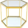 Table basse Comb doré 45>KARE Design Online