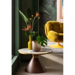 Table basse Cono Ceramique Ø70cm><noscript><img width=