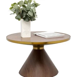 Table basse Cono Noix Ø70cm>KARE Design Discount