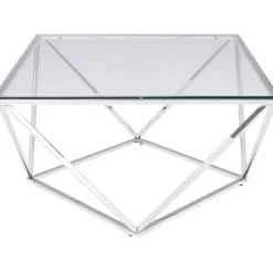 Table basse Cristallo Chrome 80x80cm>KARE Design Best