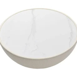 Table basse Endless Vegas blanc Ø71cm><noscript><img width=