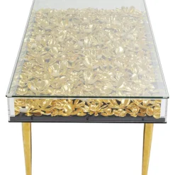 Table basse Gold Flowers 120x60>KARE Design Hot