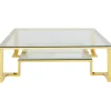 Table basse Gold Rush 120x120>KARE Design