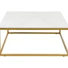 Table basse Key West doré 90x90cm>KARE Design Clearance
