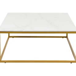 Table basse Key West doré 90x90cm>KARE Design Clearance