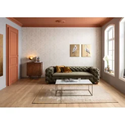 Table basse Key West doré 120x60cm><noscript><img width=