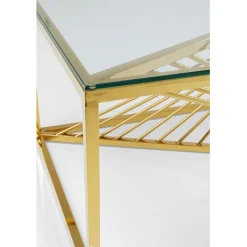 Table basse Laser doré 120x60cm><noscript><img width=