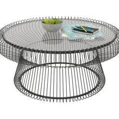 Table basse Lisboa noir Ø86cm><noscript><img width=