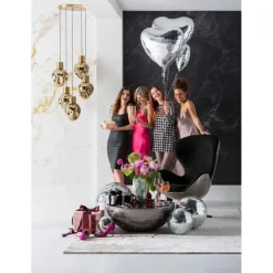 Table basse Lounge noir Graphite Ø83cm><noscript><img width=