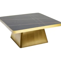 Table basse Miler doré 80x80cm>KARE Design Clearance