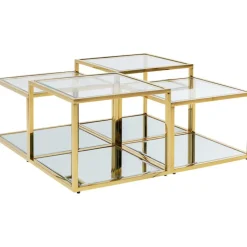 Table basse Orion doré (4/set)>KARE Design Clearance