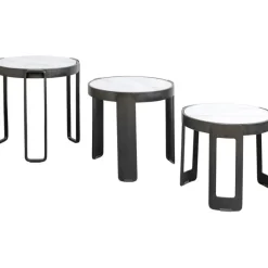 Table basse Perelli noir (3/set)><noscript><img width=