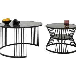 Table basse Roma noir (2/set)>KARE Design Sale