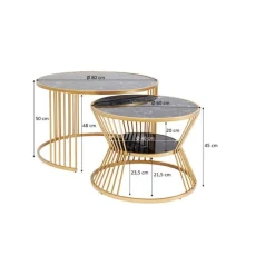 Table basse Roma (2/Set)><noscript><img width=