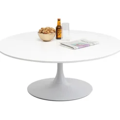 Table basse Schickeria blanc Ø110cm>KARE Design Best