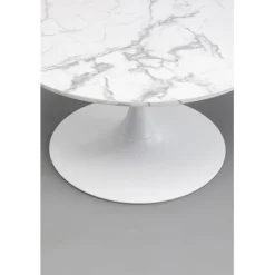 Table basse Schickeria Marbre blanc Ø80cm><noscript><img width=