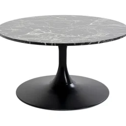 Table basse Schickeria Marbre noir Ø80cm>KARE Design Best