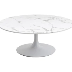 Table basse Schickeria Marbre blanc Ø110cm>KARE Design Hot
