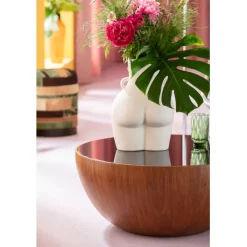 Table basse Tear Drops noyer Ø80cm><noscript><img width=