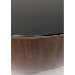 Table basse Tear Drops noyer Ø80cm><noscript><img width=