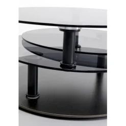 Table basse Twist Ø90 (170)x43cm><noscript><img width=