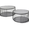 Table basse Wire Double Bubble Noir (2/Set)>KARE Design Best