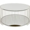 Table basse Wire Double Greige Ø80cm>KARE Design Sale