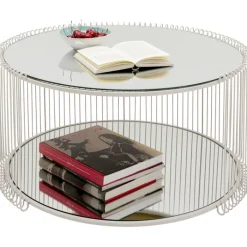 Table basse Wire Double Greige Ø80cm>KARE Design Sale