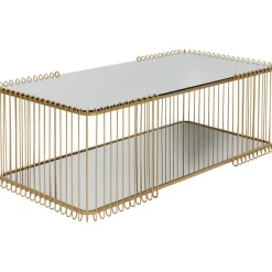 Table basse Wire Double laiton 120x60cm>KARE Design Hot