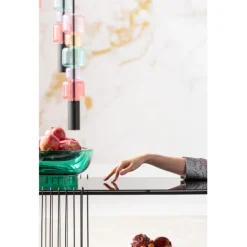 Table basse Wire Double noir 120x60cm><noscript><img width=