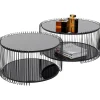 Table basse Wire Double noir (2/Set)>KARE Design Sale