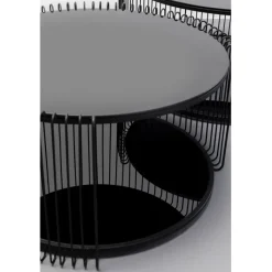 Table basse Wire Double noir (2/Set)><noscript><img width=