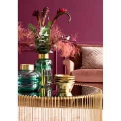 Table basse Wire Uno laiton Ø80cm><noscript><img width=