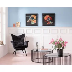 Table basse Wire Uno noir 60x90cm><noscript><img width=