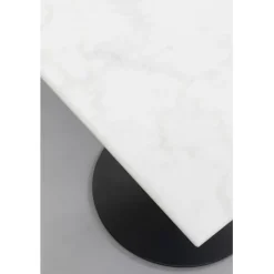 Table bistrot Capri blanc 70x70cm><noscript><img width=