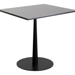 Table bistrot Capri noir 70x70cm><noscript><img width=