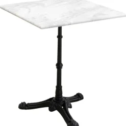 Table bistrot Kaffeehaus blanc 60x60cm><noscript><img width=
