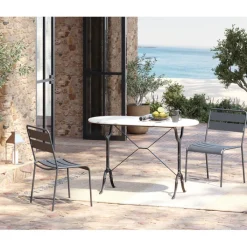 Table bistrot Kaffeehaus blanc 120x60cm>KARE Design Outlet