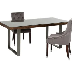 Table Conley acier brut 180x90>KARE Design Best