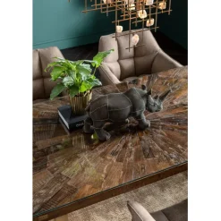 Table Conley acier brut 180x90>KARE Design Best