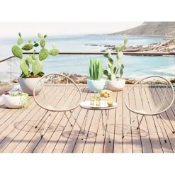 Table d appoint Acapulco Mono greige>KARE Design Best