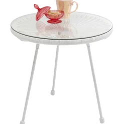 Table d appoint Acapulco blanc>KARE Design Outlet