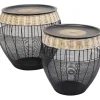 Table d appoint African Drums (2/Set)>KARE Design New