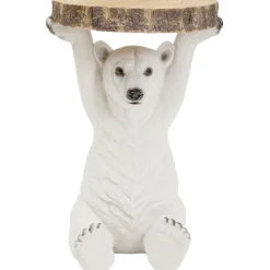 Table d appoint Animal Polar Bear Ø37cm>KARE Design Best