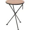 Table d appoint Clack Mosaic rouge Ø35cm>KARE Design Sale